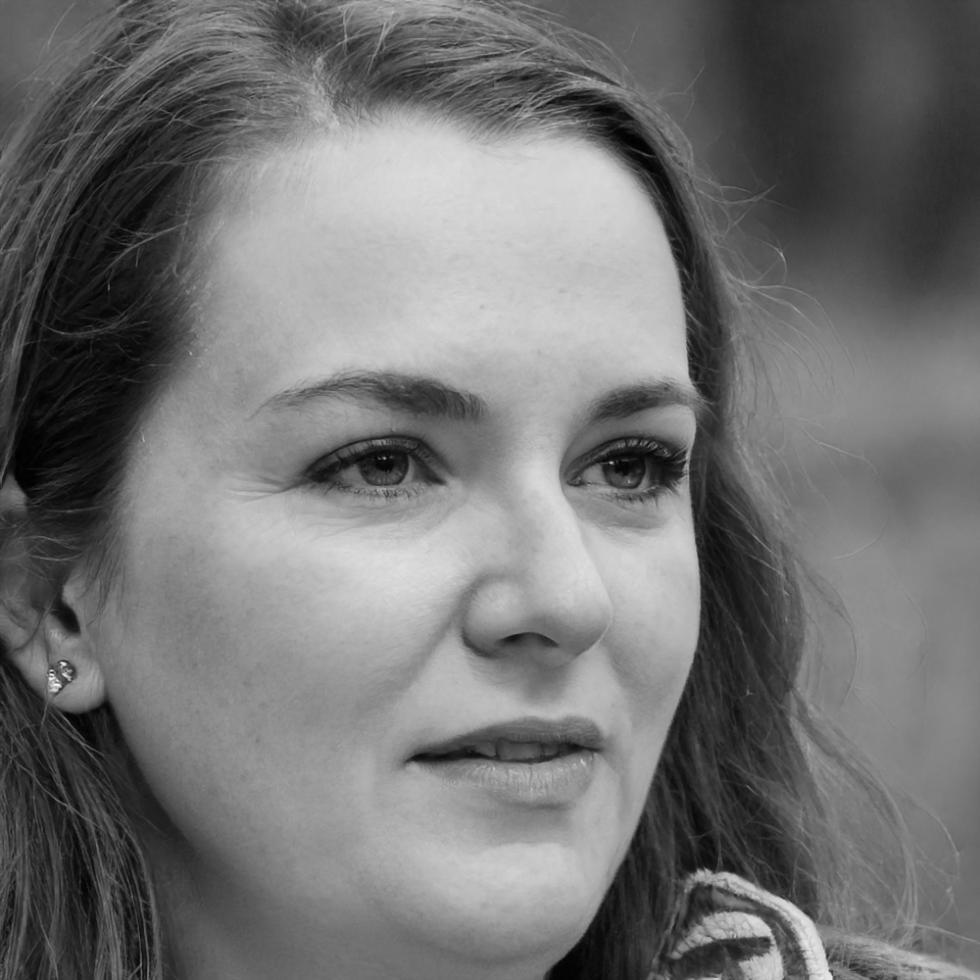 Portrait of Oksana Hrynchuk, indie game developer